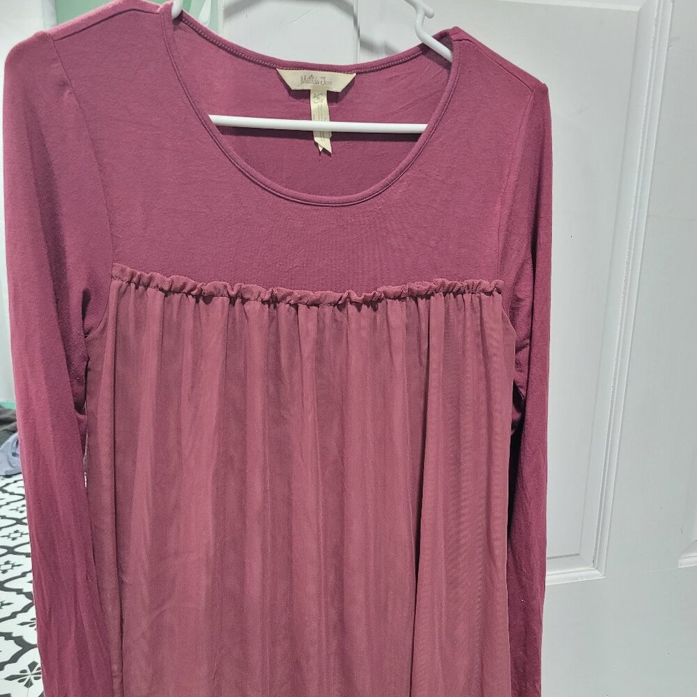 Womens Matilda Jane small long sleeve shirt